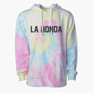 La Honda California Classic Block Premium Tie-Dye Hoodie