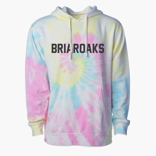 Briaroaks Texas Classic Block Premium Tie-Dye Hoodie