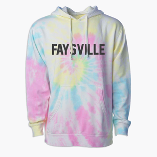 Faysville Texas Classic Block Premium Tie-Dye Hoodie
