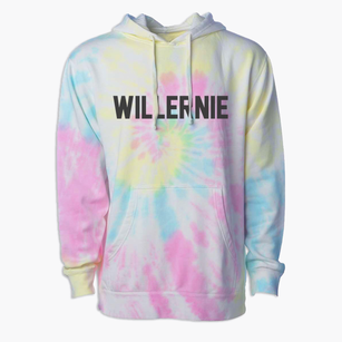 Willernie Minnesota Classic Block Premium Tie-Dye Hoodie