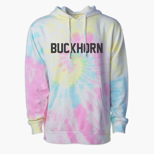 Buckhorn Pennsylvania Classic Block Premium Tie-Dye Hoodie