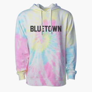 Bluetown Texas Classic Block Premium Tie-Dye Hoodie