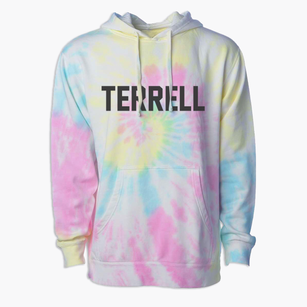 Terrell Texas Classic Block Premium Tie-Dye Hoodie