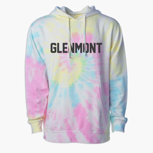 Glenmont Ohio Classic Block Premium Tie-Dye Hoodie