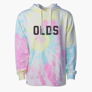 Olds Iowa Classic Block Premium Tie-Dye Hoodie