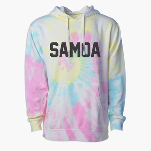 Samoa California Classic Block Premium Tie-Dye Hoodie