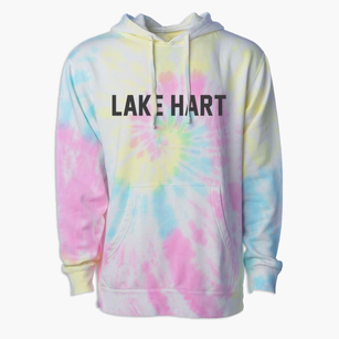 Lake Hart Florida Classic Block Premium Tie-Dye Hoodie