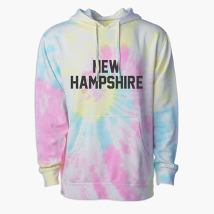 New Hampshire Ohio Classic Block Premium Tie-Dye Hoodie