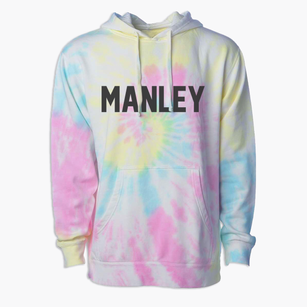 Manley Nebraska Classic Block Premium Tie-Dye Hoodie