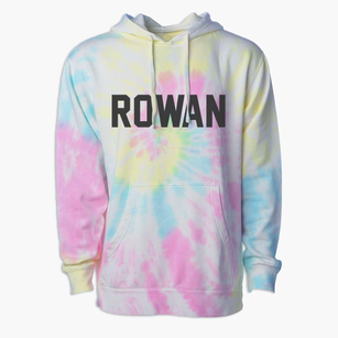 Rowan Iowa Classic Block Premium Tie-Dye Hoodie