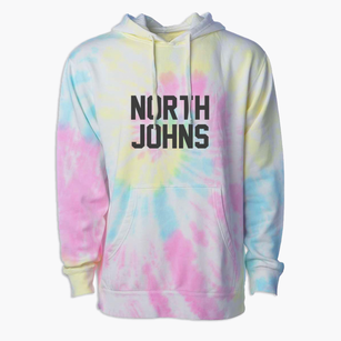 North Johns Alabama Classic Block Premium Tie-Dye Hoodie