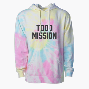Todd Mission Texas Classic Block Premium Tie-Dye Hoodie
