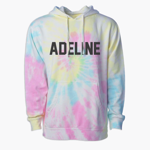 Adeline Illinois Classic Block Premium Tie-Dye Hoodie