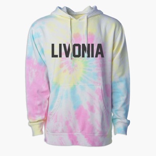 Livonia Missouri Classic Block Premium Tie-Dye Hoodie