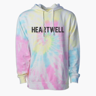 Heartwell Nebraska Classic Block Premium Tie-Dye Hoodie