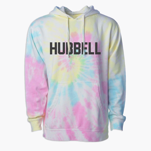 Hubbell Nebraska Classic Block Premium Tie-Dye Hoodie