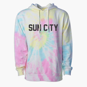 Sun City Kansas Classic Block Premium Tie-Dye Hoodie