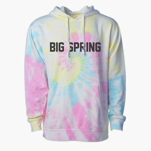 Big Spring Missouri Classic Block Premium Tie-Dye Hoodie