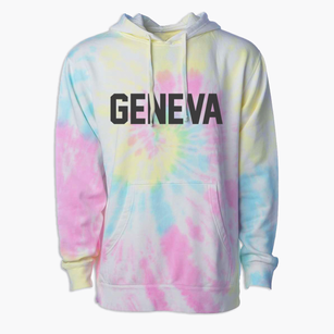 Geneva New York Classic Block Premium Tie-Dye Hoodie