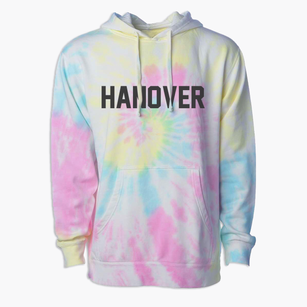 Hanover New Hampshire Classic Block Premium Tie-Dye Hoodie