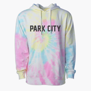 Park City Kansas Classic Block Premium Tie-Dye Hoodie
