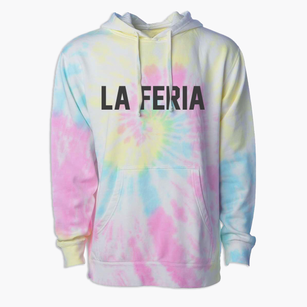 La Feria Texas Classic Block Premium Tie-Dye Hoodie