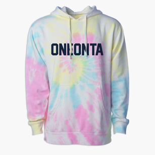 Oneonta Alabama Classic Block Premium Tie-Dye Hoodie