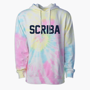 Scriba New York Classic Block Premium Tie-Dye Hoodie