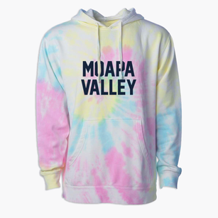 Moapa Valley Nevada Classic Block Premium Tie-Dye Hoodie