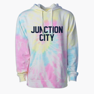 Junction City Oregon Classic Block Premium Tie-Dye Hoodie