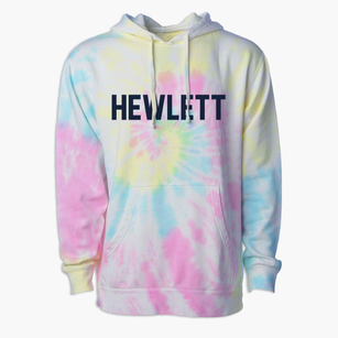 Hewlett New York Classic Block Premium Tie-Dye Hoodie