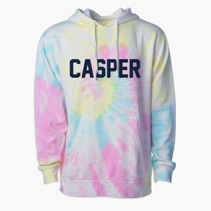 Casper Wyoming Classic Block Premium Tie-Dye Hoodie