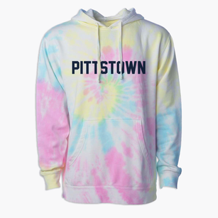 Pittstown New York Classic Block Premium Tie-Dye Hoodie