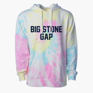 Big Stone Gap Virginia Classic Block Premium Tie-Dye Hoodie