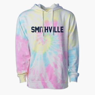 Smithville Tennessee Classic Block Premium Tie-Dye Hoodie