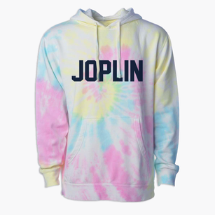 Joplin Missouri Classic Block Premium Tie-Dye Hoodie