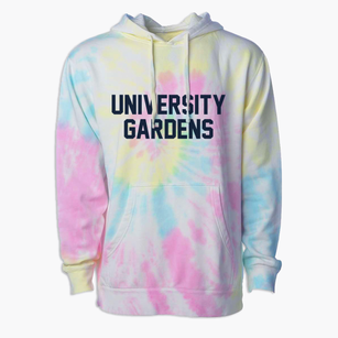 University Gardens New York Classic Block Premium Tie-Dye Hoodie