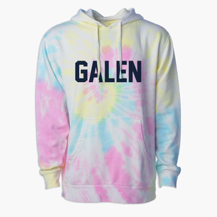Galen New York Classic Block Premium Tie-Dye Hoodie
