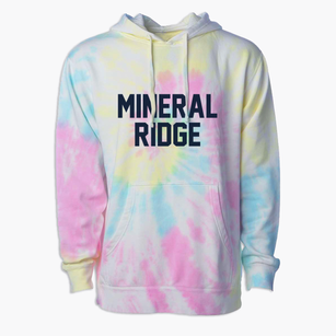 Mineral Ridge Ohio Classic Block Premium Tie-Dye Hoodie