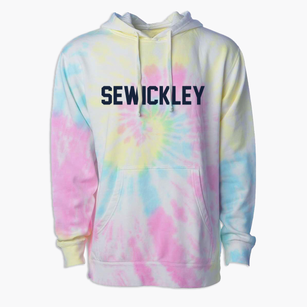 Sewickley Pennsylvania Classic Block Premium Tie-Dye Hoodie