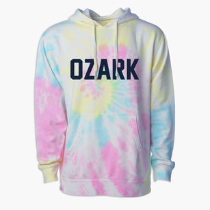 Ozark Arkansas Classic Block Premium Tie-Dye Hoodie
