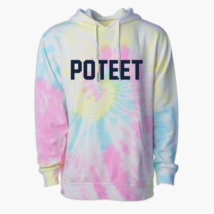 Poteet Texas Classic Block Premium Tie-Dye Hoodie
