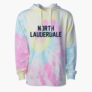 North Lauderdale Florida Classic Block Premium Tie-Dye Hoodie