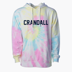 Crandall Texas Classic Block Premium Tie-Dye Hoodie