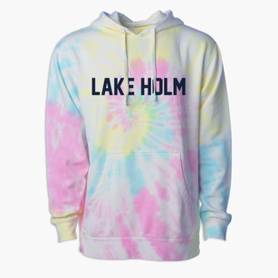 Lake Holm Washington Classic Block Premium Tie-Dye Hoodie