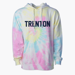 Trenton Illinois Classic Block Premium Tie-Dye Hoodie
