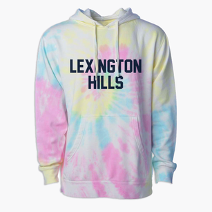 Lexington Hills California Classic Block Premium Tie-Dye Hoodie