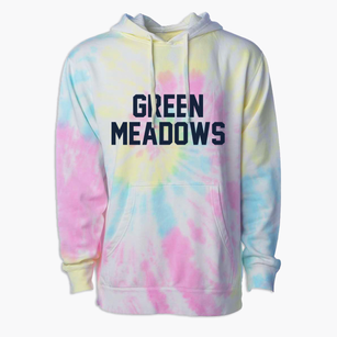 Green Meadows Ohio Classic Block Premium Tie-Dye Hoodie