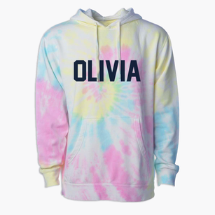 Olivia Minnesota Classic Block Premium Tie-Dye Hoodie
