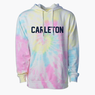 Carleton Michigan Classic Block Premium Tie-Dye Hoodie